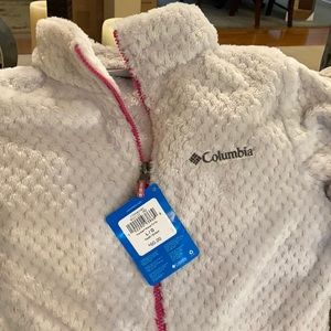 Columbia youth large zippered jacket BRAND NEW